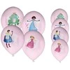 Balionų rinkinys 30 cm 8 vnt rožiniai "Princesės"