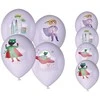 Balionų rinkinys 30 cm 8 vnt violetiniai "Herojai"