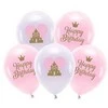 4dogs Balionų rinkinys "Happy Birthday To You" spalvoti 33cm 5 vnt