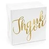 Party Deco Dėžutės pyragaičiui "Thank You" 10 vnt 14*8,5*14cm