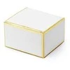 Party Deco Dovanų dėžutės baltos 10 vnt 6*3,5*5,5cm