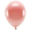 Party Deco Eco balionai 10 vnt 30cm blizgantys rausvai auksiniai