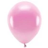 Eco balionai 10 vnt 30cm blizgantys rožiniai