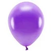 Eco balionai 10 vnt 30cm blizgantys tamsiai violetiniai