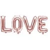 Party Deco Foliniai balionai "LOVE" rausvi 140*35cm