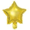 Party Deco Foliniai balionai "žvaigždė" 25cm 25 vnt auksiniai