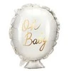 PartyDeco Folinis balionas "Oh Baby" 53&amp;69cm