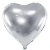 Party Deco Folinis balionas "Širdelė" 61cm sidabrinė