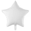 Party Deco Folinis balionas "Žvaigždė" 48cm baltas