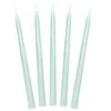 Party Deco Ilgos didelės žvakės 24cm 10vnt žalios