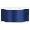 Party Deco Juostelė satino 25mm/25m tamsiai mėlyna