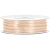 Party Deco Juostelė satino 3mm/50m kreminė