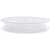 Party Deco Juostelė satino 6mm/25m balta blizganti