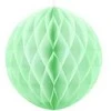 Party Deco Korėtas apvalus papuošimas 10cm 1 vnt žalsvas