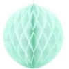 Party Deco Korėtas apvalus papuošimas 20cm 1 vnt melsvai žalsvas