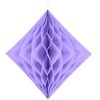 Party Deco Korėtas rombas 30cm 1 vnt violetinis