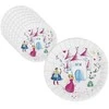 Lėkštutės vienkartinės popierinės "Princesės" 23 cm 8 vnt