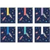 Party Deco Maišeliai saldainiams "Space" 13*14cm 6 vnt