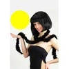 Marabou plunksnos 180cm geltonos