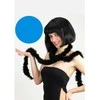 Marabou plunksnos 180cm mėlynos