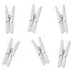 Party Deco Mini segtukai 3cm balti 20 vnt