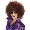 Perukas afro vyriškas rudas