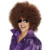 Perukas afro vyriškas rudas