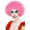 Perukas "Crazy clown" rožinis