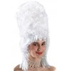 Perukas "Madam Pompadour" baltas