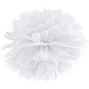 PartyDeco Popierinis Pom-Poms, 35cm, Spalva: Balta
