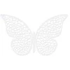 Popierinė dekoracija "Drugelis" 8*5cm 10 vnt
