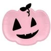 PartyDeco Popierinės lėkštutės "Moliūgas Halloween" 6 vnt