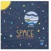Party Deco Servetėlės 3 sluoksnių "Space adventure"