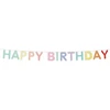 Spalvotos pakabinamos raidės HAPPY BIRTHDAY – 2,5 m