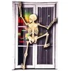 Užuolaida su lipančiu skeletu helovinui
