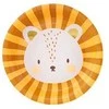 Party Deco Vienkartinės lėkštutės "Liūtukas" 18cm 6 vnt