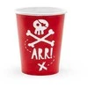 Vienkartiniai puodeliai "Piratai" 220ml 6 vnt