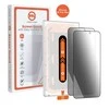 Apsauginis stiklas „Mobile Origin Privacy Screen Guard iPhone 15 Pro Max“ su lengvai aplikatoriumi, 2 vnt. pakuotėje