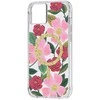 Rifle Paper Skaidrus šautuvų popierius „MagSafe“ – aukso spalvos dėklas, skirtas „iPhone 14 Plus“ („Rose Garden“)