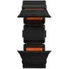 Apyrankė Nomad Stratos Band, juodas titanium, ultra oranžinis FKM - AW 45/46/49mm