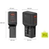 Įkroviklis Mobile Origin 35W Travel Adapteris, EU/US/UK/AU PW25, juodas