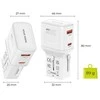 Įkroviklis Mobile Origin 35W Travel Adapteris, EU/US/UK/AU PW25, baltas