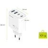 Įkroviklis Mobile Origin 40W GaN Wall Charger PW22 - 2x USB-C + 2x USB-A