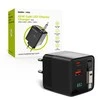 Įkroviklis Mobile Origin 65W GaN Ekranas Charger PW2 - USB-C Cable + USB-C + USB-A