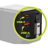Įkroviklis Mobile Origin 65W GaN Ekranas Charger PW2 - USB-C Cable + USB-C + USB-A