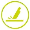Dėklas „Mobile Origin Airtag“ lipdukų laikiklis A2 – 2 vnt. pakuotėje, rubino raudonumo