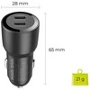 Automobilinis įkroviklis Mobile Origin Car Charger 60W 2 USB-C, CA11