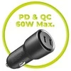 Automobilinis įkroviklis Mobile Origin Car Charger 60W 2 USB-C, CA11