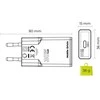 Įkroviklis Mobile Origin GaN 30W Slim Charger TÃœV, MO17 - USB-C