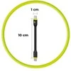Mobile Origin Kompaktiškas USB-C į USB-C kabelis, juodas